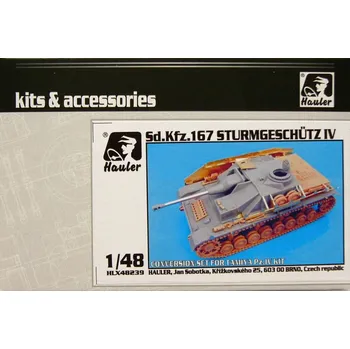 Plastikový model Hauler 1/48 Sd.Kfz.167 Sturmgeschütz IV - Conv.Set (TAM)