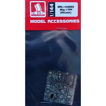 Plastikový model Brengun 1/144 MiG-17PF - PE set (ATTACK)