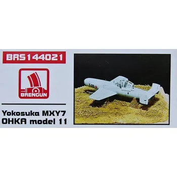 Plastikový model Brengun 1/144 Yokosuka MXY7 Ohka model 11 (resin kit)