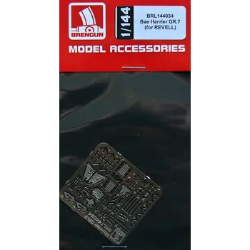 Plastikový model Brengun 1/144 Bae Harrier GR.7 - PE parts (REV)