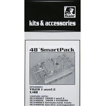 Plastikový model Hauler 1/48 TIGER I Ausf.E SMARTPACK (07,12,23,56)