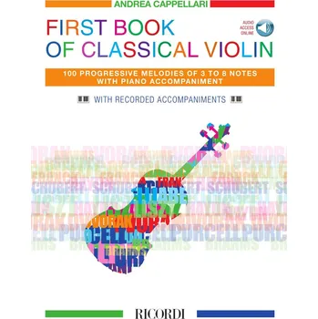 First Book of Classical Violin + Audio Online / housle a klavír