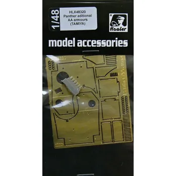 Plastikový model Hauler 1/48 Panther - aditional AA armours (TAM)