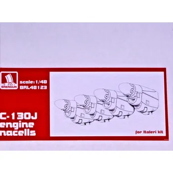 Plastikový model Brengun 1/48 C-130J engine nacells (ITAL)
