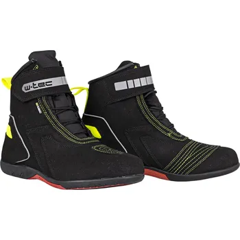 Moto obuv W-Tec Sixtreet černé/zelené, 40