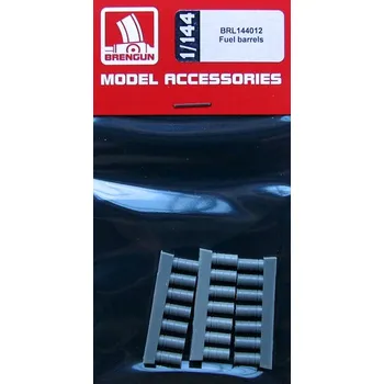Plastikový model Brengun 1/144 Fuel barrels (14 pcs.)