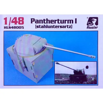 Plastikový model Hauler 1/48 Pantherturm I (stahluntersartz)