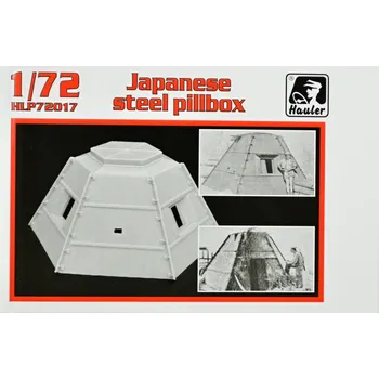 Plastikový model Hauler 1/72 Japanese steel pillbox (resin kit)