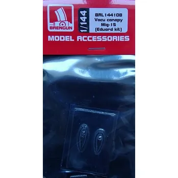 Plastikový model Brengun 1/144 Vacu canopy Mig-15 (EDUARD)