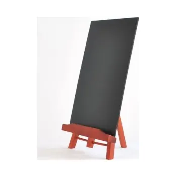 SECURIT Stojánek s popisovací tabulkou A4 - Mahagon JUN-M-A4