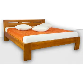Postel Krajča Manželská postel z masivu Jessy 160 x 200 cm Povrchová úprava dřeva: Bez nátěru, Druh dřeva: Borovice