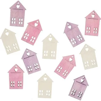 Dřevěné domy 4 cm, 12 ks 4151