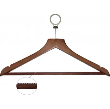 Ramínko ALDA-HOTEL-EQUIPMENT Ramínko dřevěné Basic s trnem - tmavé dřevo RIFWD1007SA