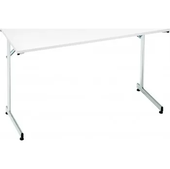Jídelní stůl AJprodukty Skládací kongresový stůl Claire, 1200x500 mm, bílá, chrom 143591