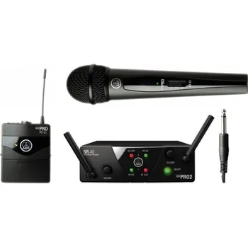 AKG WMS40 Mini2 Vocal/Instrumental Dual Bezdrátový systém US45A: 660.7MHz + US45C: 662.3MHz
