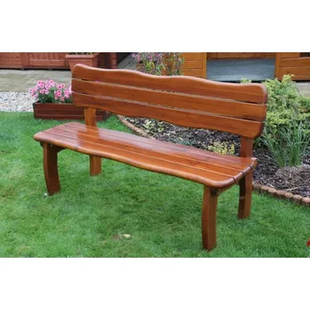 Zahradní lavice Zahradní dřevěná lavice s opěrkou Lorit