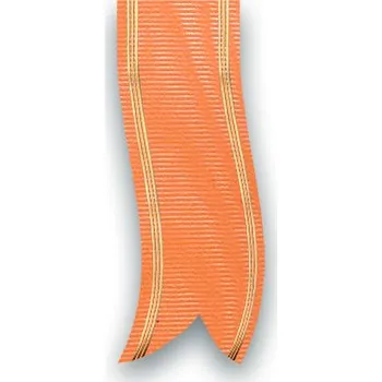 Stuha Smuteční stuha mramorová s metalem 68190 7 cm x 100 m - 23 korálová