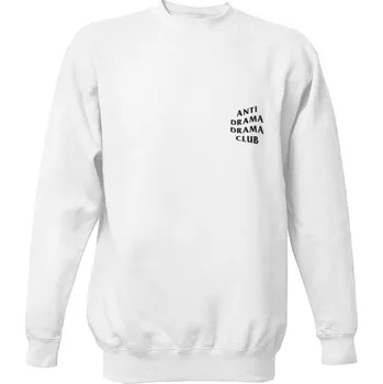 Pánská mikina Mikina bez kapuce Unisex s potiskem Anti drama drama club pánské