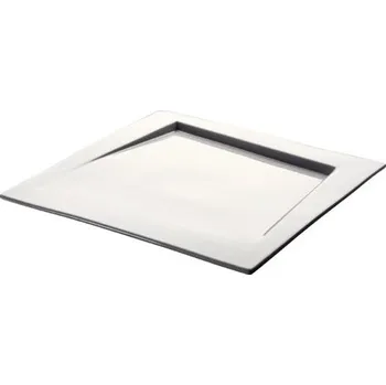 SAHM Talíř MODUL 27x27 plochý b.porcelánová 4385.27 100011995