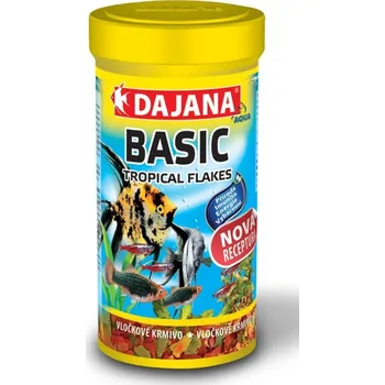 Krmivo pro rybičky Dajana Tropica Basic 50 g, 250 ml