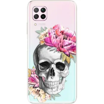 Pouzdro na mobilní telefon Odolné silikonové pouzdro iSaprio - Pretty Skull - Huawei P40 Lite