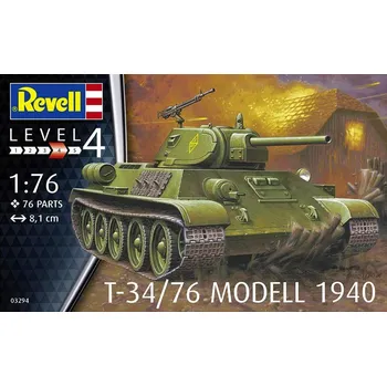 Plastikový model Revell T-34/76 Modell 1940 1:76