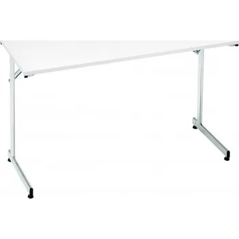 Jídelní stůl AJprodukty Skládací kongresový stůl Claire, 1200x600 mm, bílá, chrom 143621
