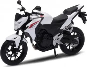 Welly WE12838PW Honda CB 500F motocykl 1:18 bílý