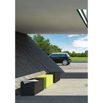 Taburet EURO 3 PLAST S.p.A. Venkovní lavice KUBE PANCA - 2549_ZMN, Barva (official) Bílá