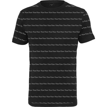 Pánské tričko Mister Tee Tričko Pow Pow Black M