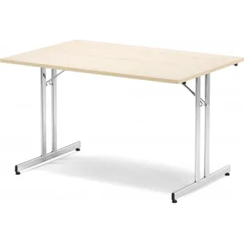 Jídelní stůl AJprodukty Skládací kongresový stůl Emily, 1200x800 mm, bříza, chrom 143421