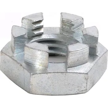 Matice Matice korunková nízká ZB, DIN 937 - M16