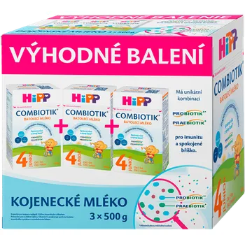 HiPP Junior Bio Combiotik 4 - 3 x 500 g Kojenecká výživa HiPP Junior Bio Combiotik 4 - 3 x 500 g