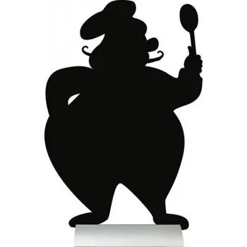 SECURIT Stolní popisovací tabule s hliníkovým stojánkem s 1 popisovačem CHEF FBTA-CHEF