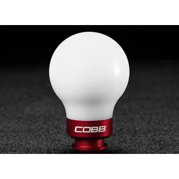 Hlavice řadicí páky COBB Hlavice řadící páky pro vozy Subaru (5ti-rychlostní) Bílá hlavice/Race Red