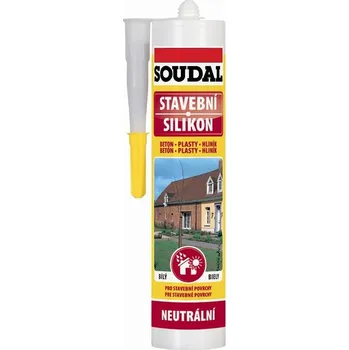 Tmel SOUDAL Stavební silikon bílý 300ml