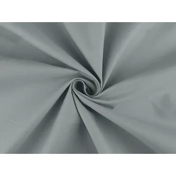Bavlněná látka jednobarevná hrubší šíře 150 cm - 18 (10) šedá sv.