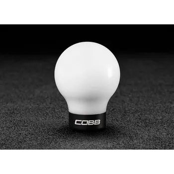 Hlavice řadicí páky COBB Hlavice řadící páky pro vozy Mazda Bílá hlavice/Stealth Black