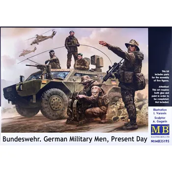 Plastikový model Master Box 1/35 Bundeswehr Military Men, Present Day (5 fig.)