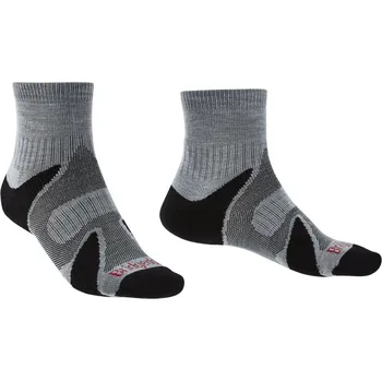 BRIDGEDALE Trailsport LW MC Ankle vel.XL Výprodej - Ponožky Barva: Silver/black, Velikost: 48+