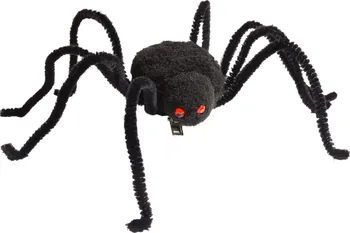 Karnevalový doplněk Widmann Černý pavouk na klipsnu do vlasů