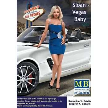 Plastikový model Master Box 1/24 Dangerous Curves, 'Sloan - Vegas Baby'