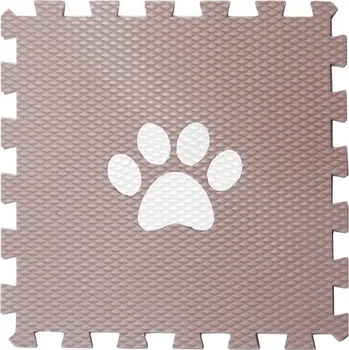 VYLEN Minideckfloor s tlapkou Hnědý s bílou tlapkou