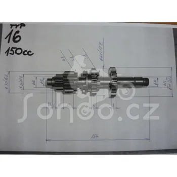 Motor pro motocykl Sohoo Převodovka pitbike dirtbike ATV 150,160ccm - T16