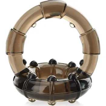 Návlek na penis EREKČNÍ KROUŽEK VYLEPŠUJÍCÍ ZTOPOŘENÍ - GELOVÝ RING NA PENIS A VARLATA