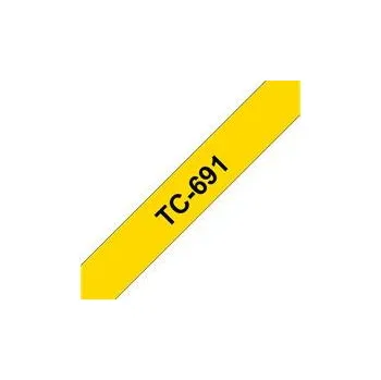 Počítač Brother TC-691, žlutá / černá, TC páska