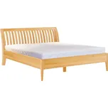 LK291-120 dřevěná postel masiv dub Drewmax (Kvalitní nábytek z dubového masivu)