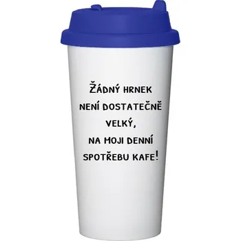 Termohrnek Cestovní nerezový hrnek s potiskem Termohrnek