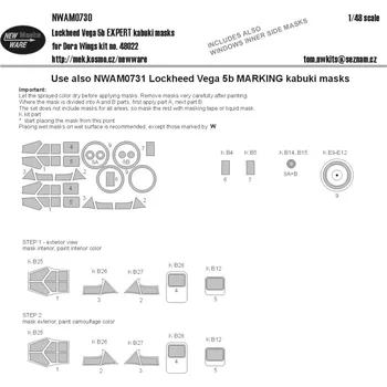 Plastikový model New Ware 1/48 Mask Lockheed Vega 5b EXPERT (DORA W.)