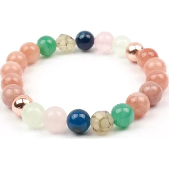 Náramek Moni - dámský náramek sluneční kámen chalcedon achát